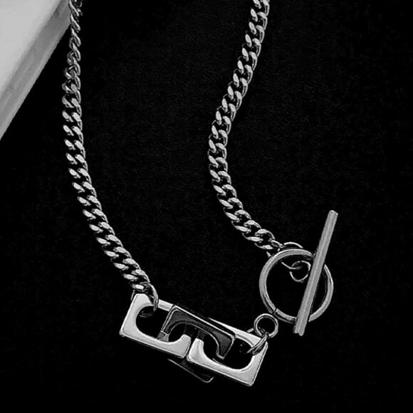 Stainless Steel Geometric Choker - Picture 5 of 5